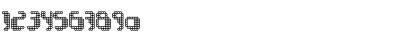 Download Chemo BubbleDot Font Numeric Preview