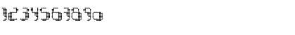 Download Chemo DotStroke Font Numeric Preview