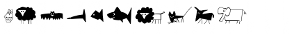 Download ChildsPlay Animals Font Numeric Preview