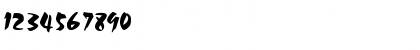 Download ChocICG Regular Font Numeric Preview