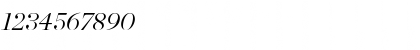 Download Chronicle Display Light Italic Font Numeric Preview