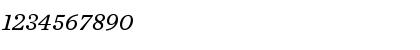Download Chronicle Text G3 Italic Font Numeric Preview