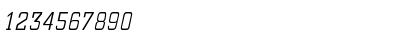 Download Berthold City Light Italic Font Numeric Preview