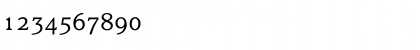 Download ClaremontLightOS Regular Font Numeric Preview