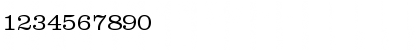 Download Clarendon Light Font Numeric Preview
