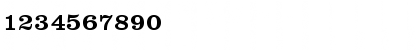 Download Clarendon Regular Font Numeric Preview