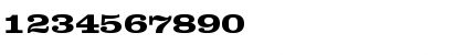 Download ClarendonEF BoldExpanded Font Numeric Preview