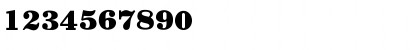 Download Classic Regular Font Numeric Preview