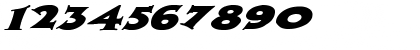 Download Zaleski Ex italic Italic Font Numeric Preview