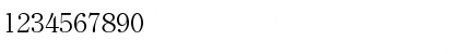 Download Clerface-Light Regular Font Numeric Preview