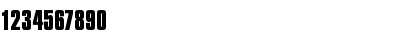 Download Compacta Bold Font Numeric Preview