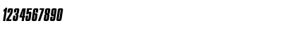 Download CompactaICG Italic Font Numeric Preview