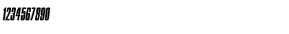 Download CompactaICG LightItalic Font Numeric Preview
