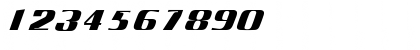 Download Concorde Regular Font Numeric Preview