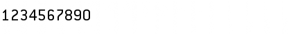 Download Conduit ITC Regular Font Numeric Preview