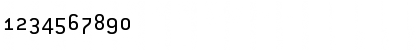 Download ConduitSCITC Regular Font Numeric Preview