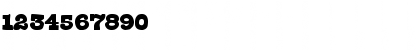 Download CornDog Regular Font Numeric Preview