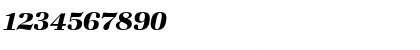 Download Zapf Bold Italic Font Numeric Preview