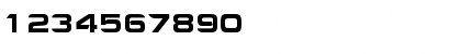 Download Corporate-Normal Regular Font Numeric Preview