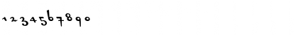 Download Cottingley Regular Font Numeric Preview
