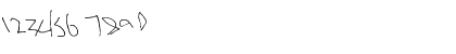 Download Broke Regular Font Numeric Preview