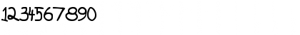 Download Broken Regular Font Numeric Preview
