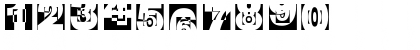 Download BrokenAlphabetTradition Regular Font Numeric Preview