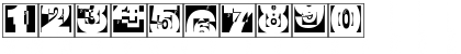 Download BrokenCapsJumperB Regular Font Numeric Preview