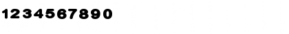 Download BrokenDoll Regular Font Numeric Preview
