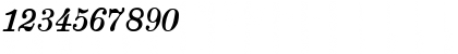 Download Brokgauz & Efron Italic Font Numeric Preview