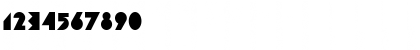Download Cubop Regular Font Numeric Preview