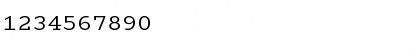 Download Cumberland Std Regular Font Numeric Preview
