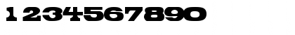 Download BronteDisplayCapsSSK Regular Font Numeric Preview