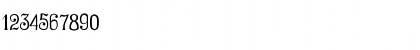 Download Davenport Regular Font Numeric Preview