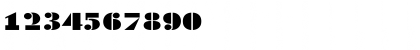 Download Dekoblack Expanded Font Numeric Preview