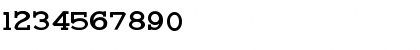 Download Densmore Regular Font Numeric Preview