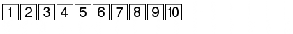 Download DesignCD Regular Font Numeric Preview
