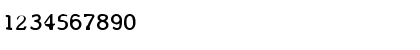Download Brottardolme Regular Font Numeric Preview