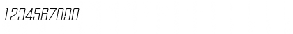 Download Diamante-XlightIta Regular Font Numeric Preview