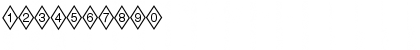 Download Diamond Positive Std Regular Font Numeric Preview