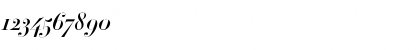 Download Didot HTF-B64-Bold-Ital Font Numeric Preview