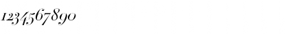 Download Didot HTF-L42-Light-Ital Font Numeric Preview