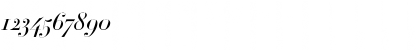 Download Didot HTF-M64-Medium-Ital Font Numeric Preview