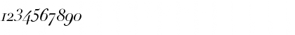 Download Linotype Didot Italic OsF Font Numeric Preview