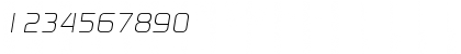 Download Digital-LightIta Regular Font Numeric Preview