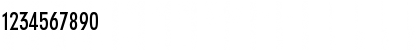 Download DINSchrift Regular Font Numeric Preview
