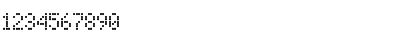 Download DotMatrix TwoNarrow Font Numeric Preview