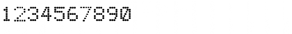 Download DotMatrix Regular Font Numeric Preview