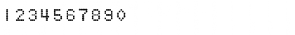 Download Dottie Regular Font Numeric Preview