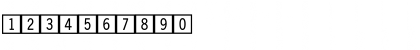 Download DoubleDigits Square Font Numeric Preview